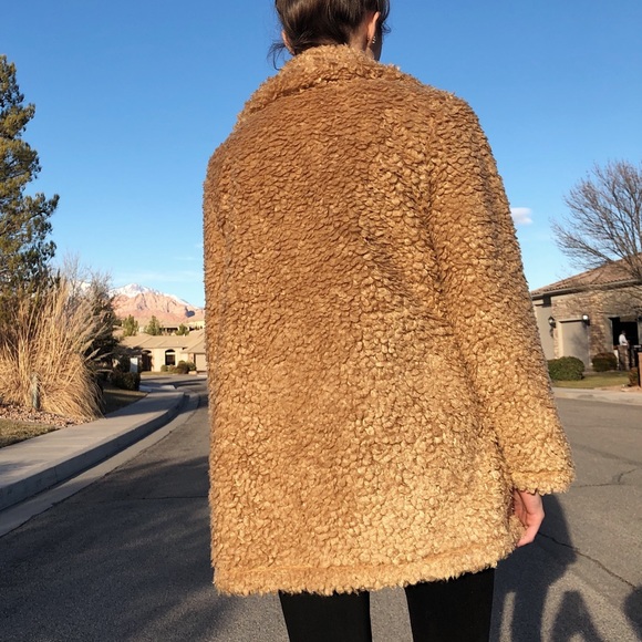 LAST ONE FINAL CHANCE Button Up Teddy Coat - Picture 4 of 5